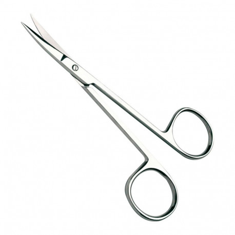 CISEAUX IRIDECTOMIE 115 MM - COURBES POINTUS