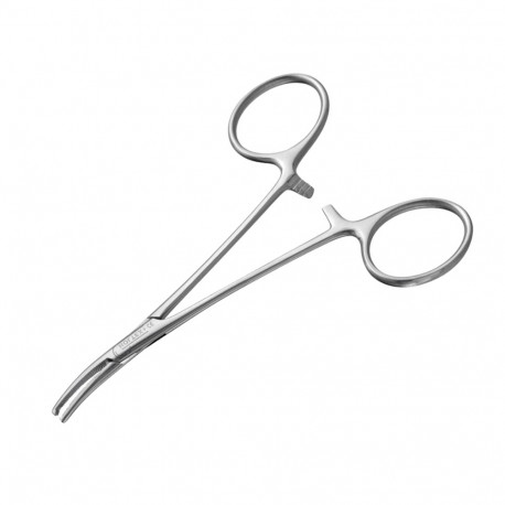 PINCE DE HALSTEAD COURBEE - SANS GRIFFES 13 CM